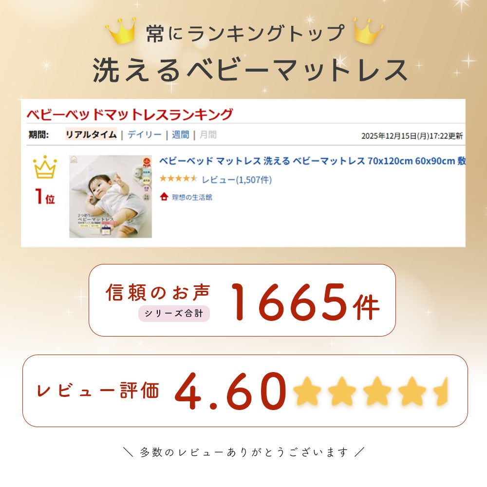 窒息しない ベビー用 赤ちゃん マットレス | 理想の生活館【公式】