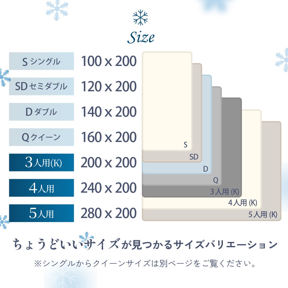 敷きパッド ひんやり キング ファミリー サイズ 200×200cm 240 200 280