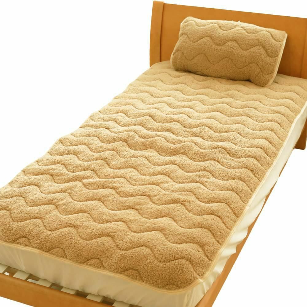 Heat.F 発熱 もこもこ敷きパッド 4人用 240×200cm ファミリーサイズ