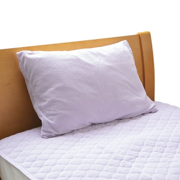 ふんわり柔らかタオル生地の優しい肌触りが心地良い。抗菌素材使用で安心してオールシーズン使える！抗菌加工 枕カバー ピロケース 44 64cm  コットン パイル 綿 100% 天然素材 吸水性 吸湿性 まくらカバー まくら 枕 ピローケース 丸洗い ウォッシャブル ファスナー式