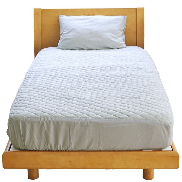 ふんわり柔らかタオル生地の優しい肌触りが心地良い。抗菌素材使用で安心してオールシーズン使える！抗菌加工 タオル生地 パッド一体型ボックスシーツ セミダブル 120 200 30cm コットン パイル 綿100% 天然素材 吸水性 丸洗い ボックスシーツ ベッドシーツ ベッド マットレス 敷きパッド パッドシーツ