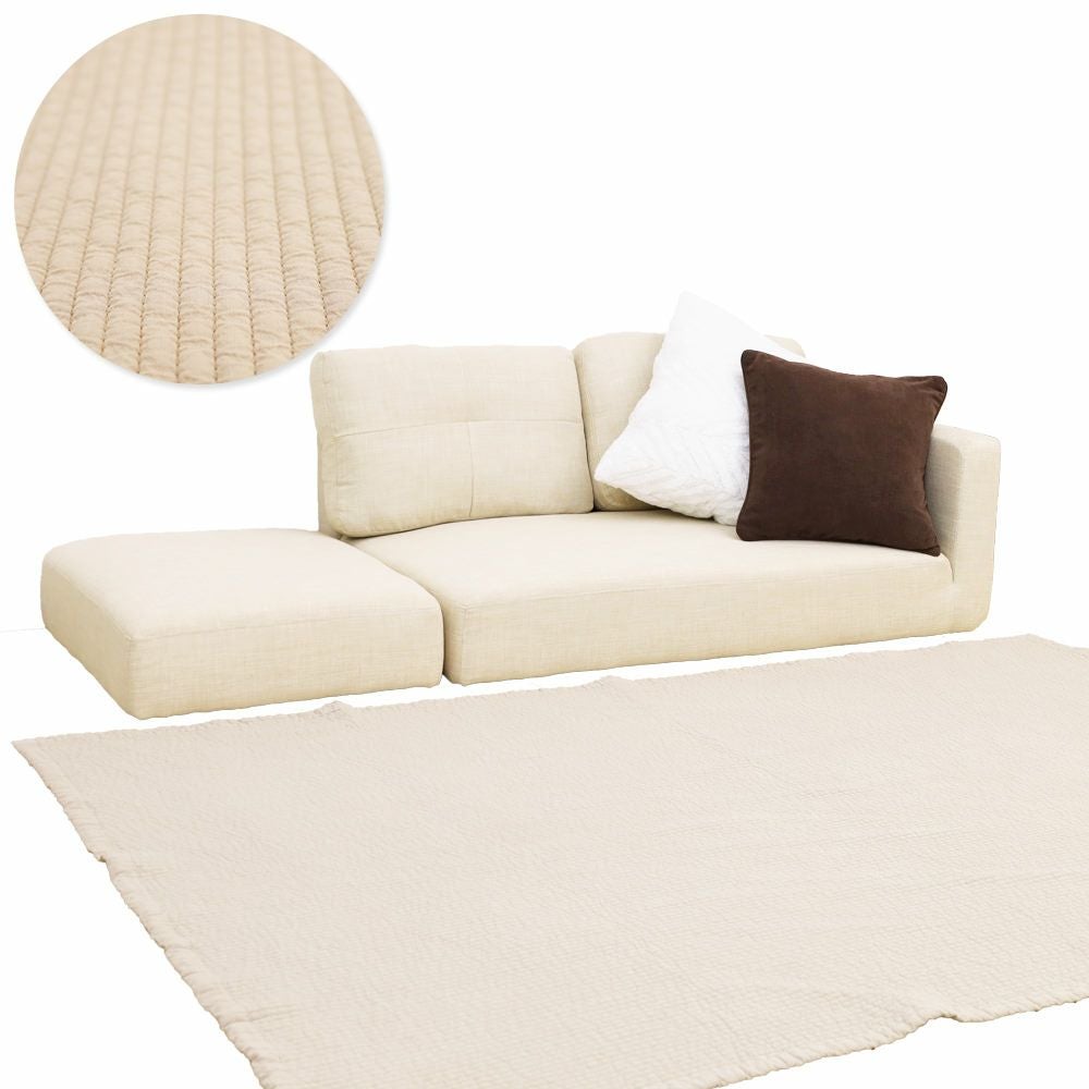 イブル 200×240cm キルティング マット |寝具・インテリアの通販なら