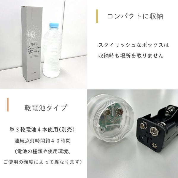 LEDライトワイヤーデコレーションブルーミングおしゃれ照明イルミネーションクリスマス