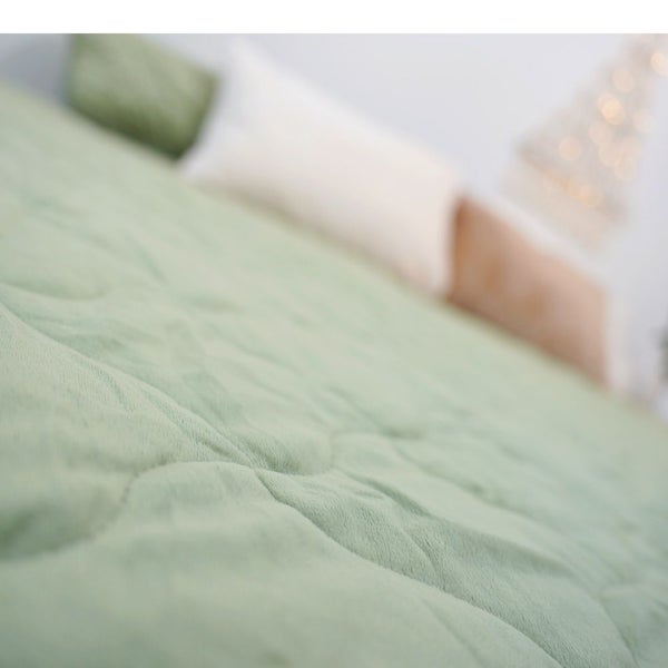 さらさら＆あったか長く使えるリバーシブルピロパッド2wayマイクロフリースメッシュ微起毛