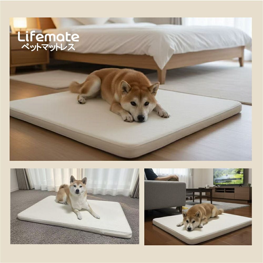 防水ペットマットレス /60×90cm M-Lサイズ 犬 猫 防水 ペットマット