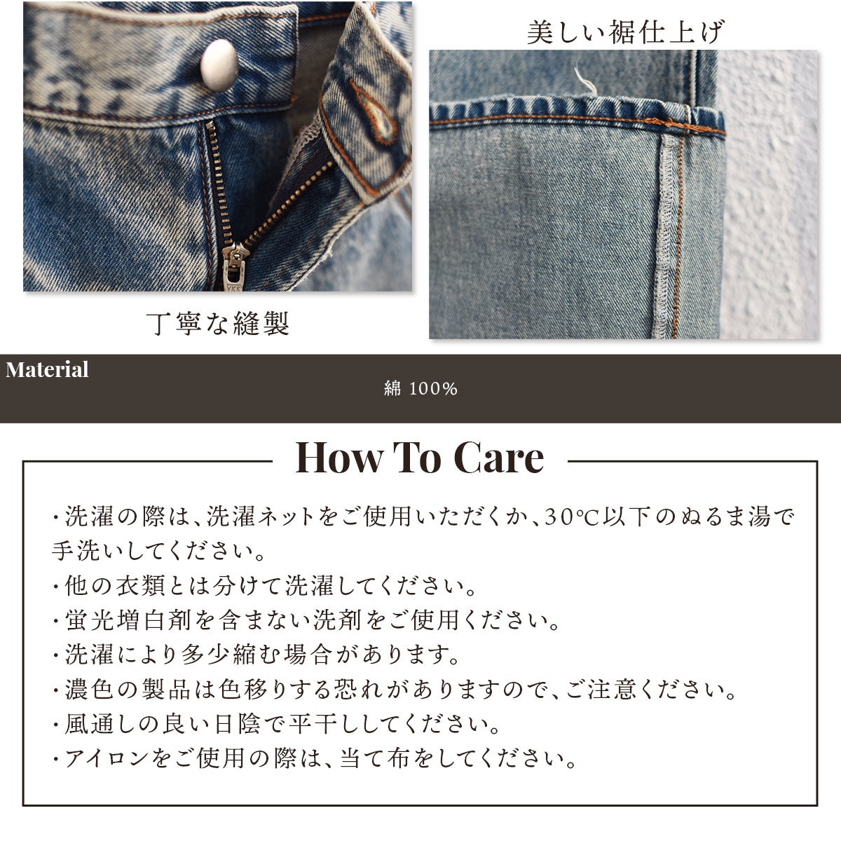 デニムパンツ レディース ワイドパンツ ストレート デニム ジーンズ 綿100％ コットン ヴィンテージ風 ウォッシュ加工 美脚 脚長 ハイウエスト 体型カバー 楽ちん カジュアル きれいめ 25 26 27 28 29 30